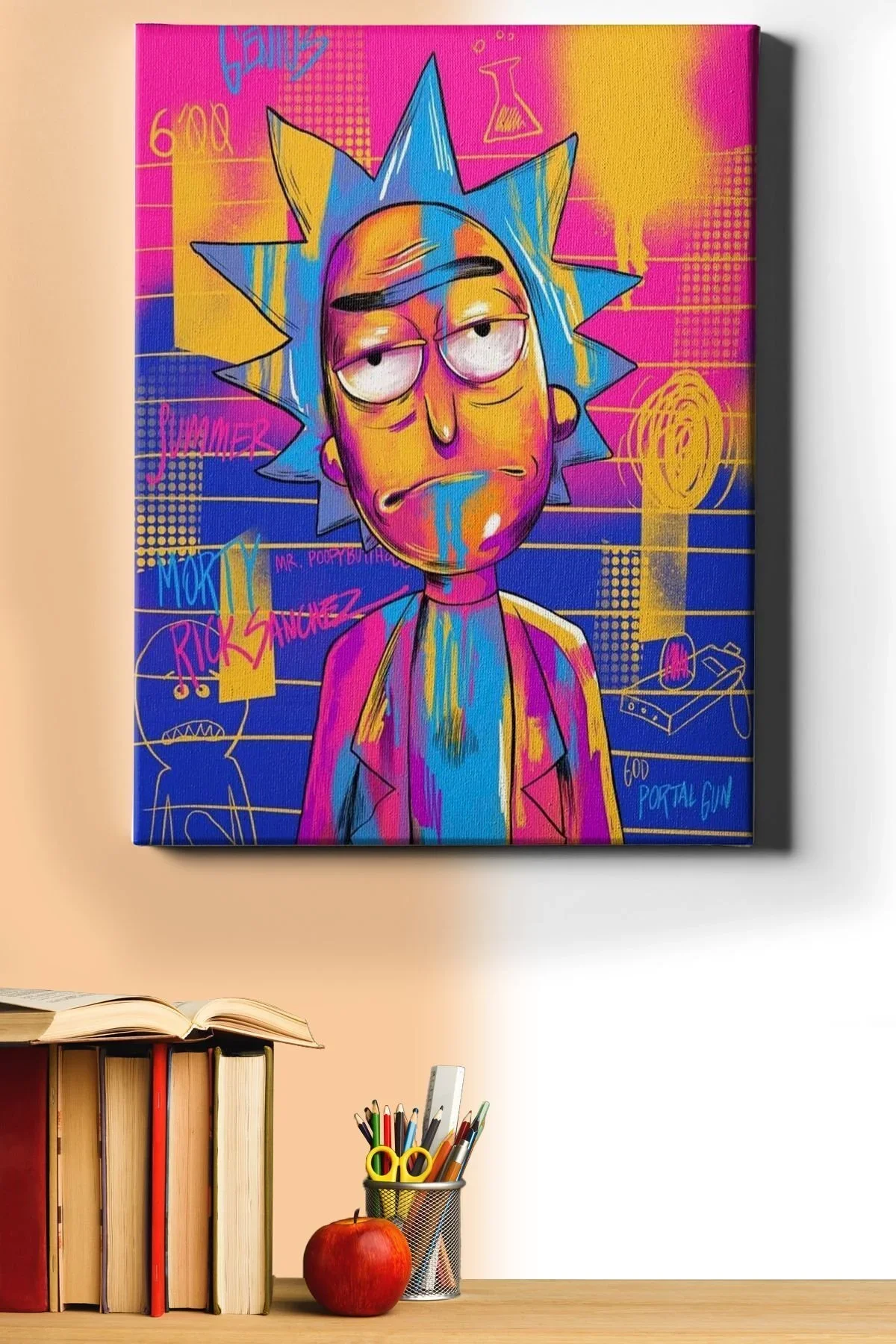 Sayılarla Boyama Seti Kasnaklı Rıck Ve Morty