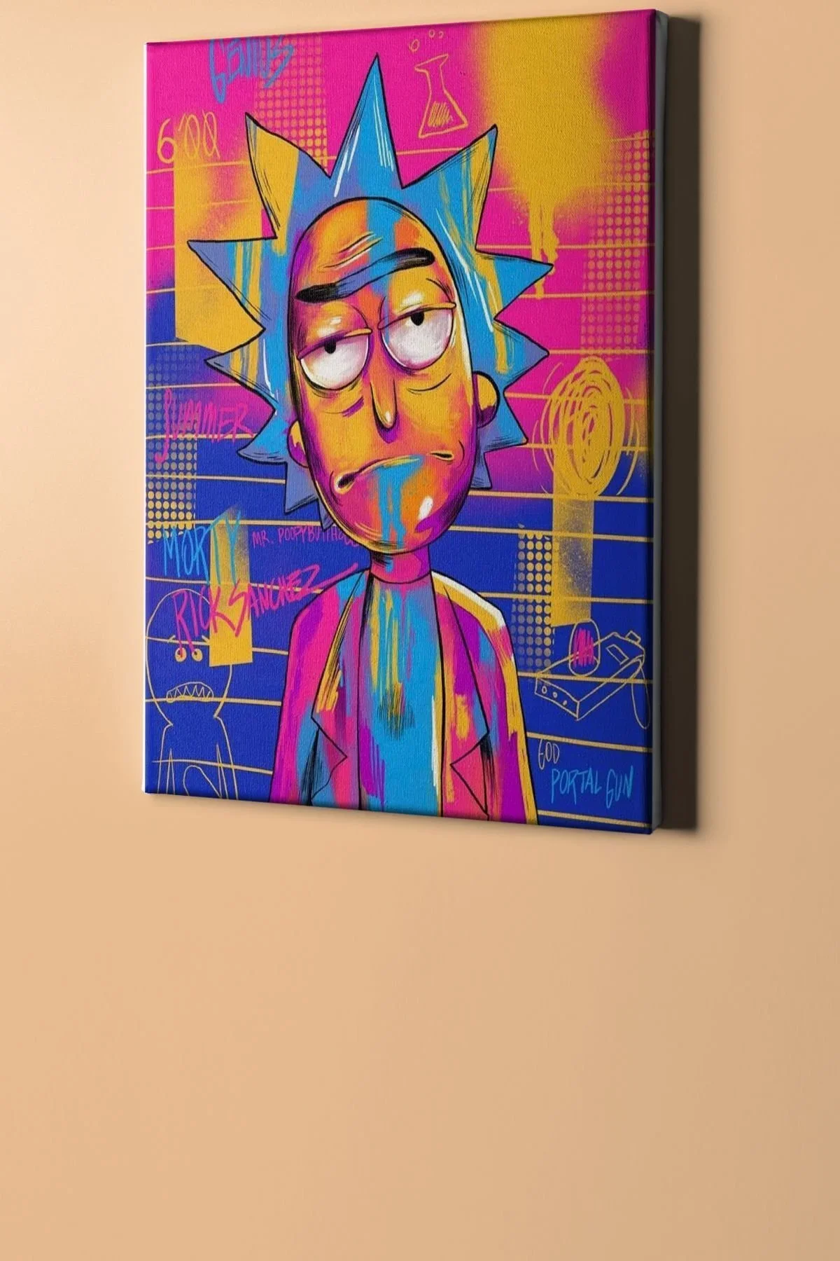 Sayılarla Boyama Seti Kasnaklı Rıck Ve Morty
