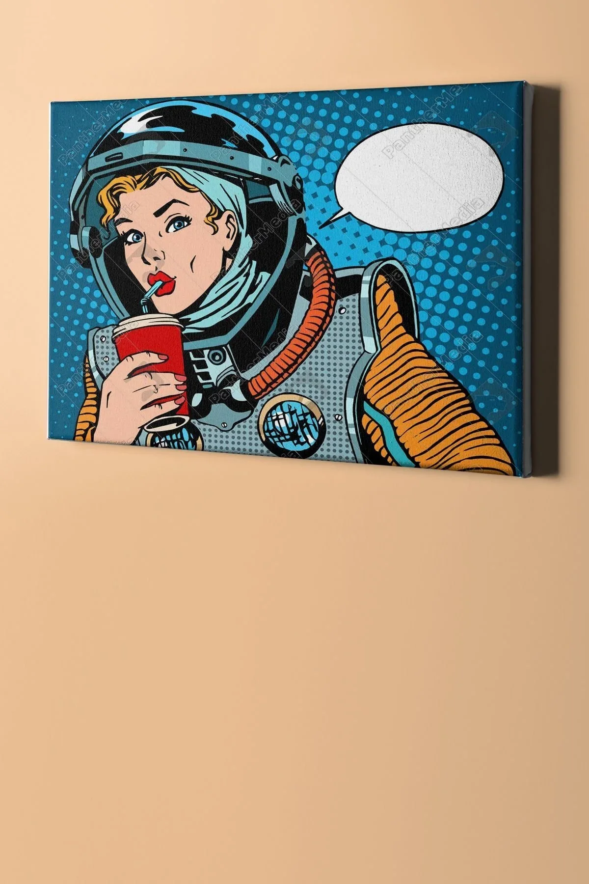 Sayılarla Boyama Seti Kasnaklı Astronot Kadın