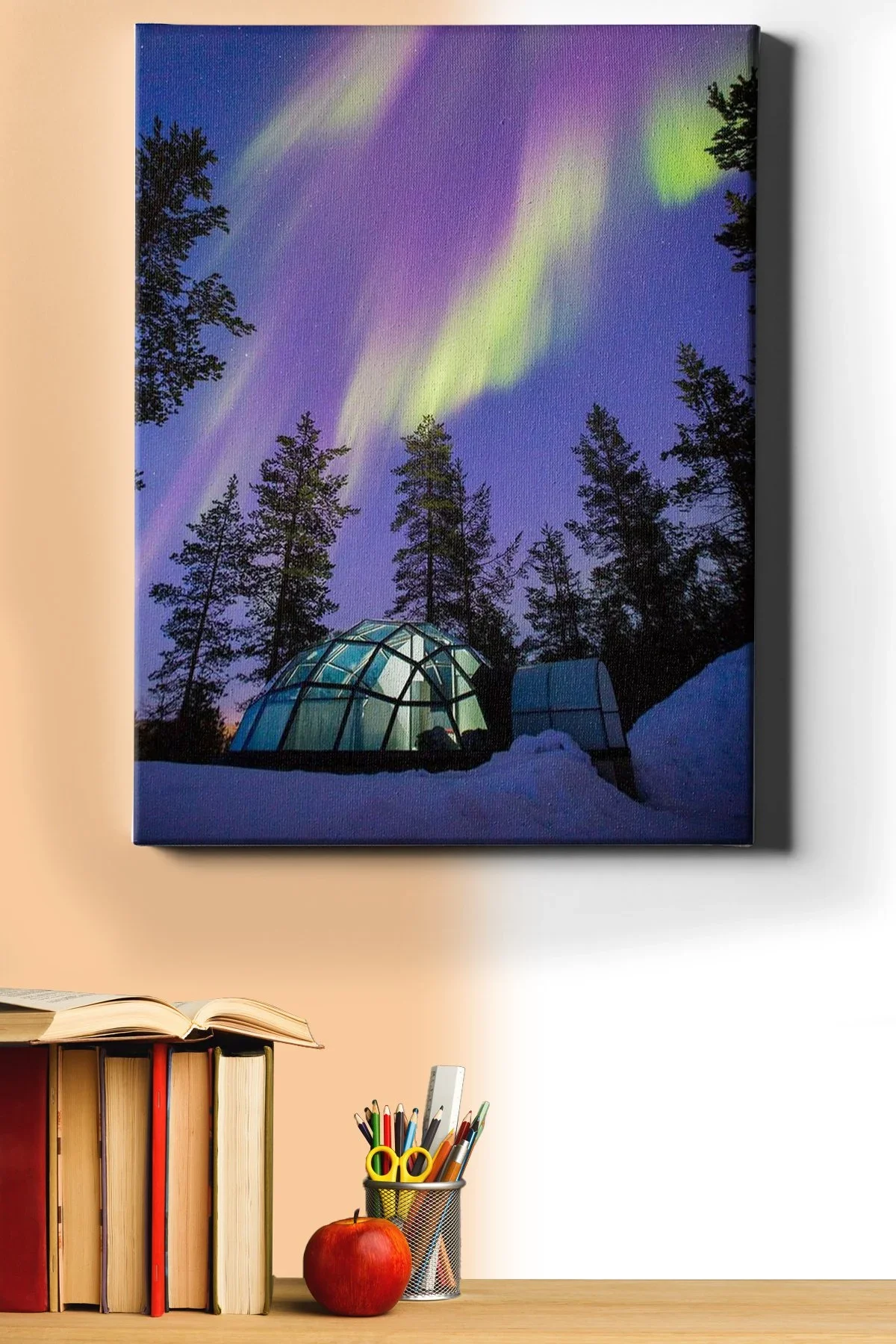 Sayılarla Boyama Seti Kasnaklı Aurora Borealıs