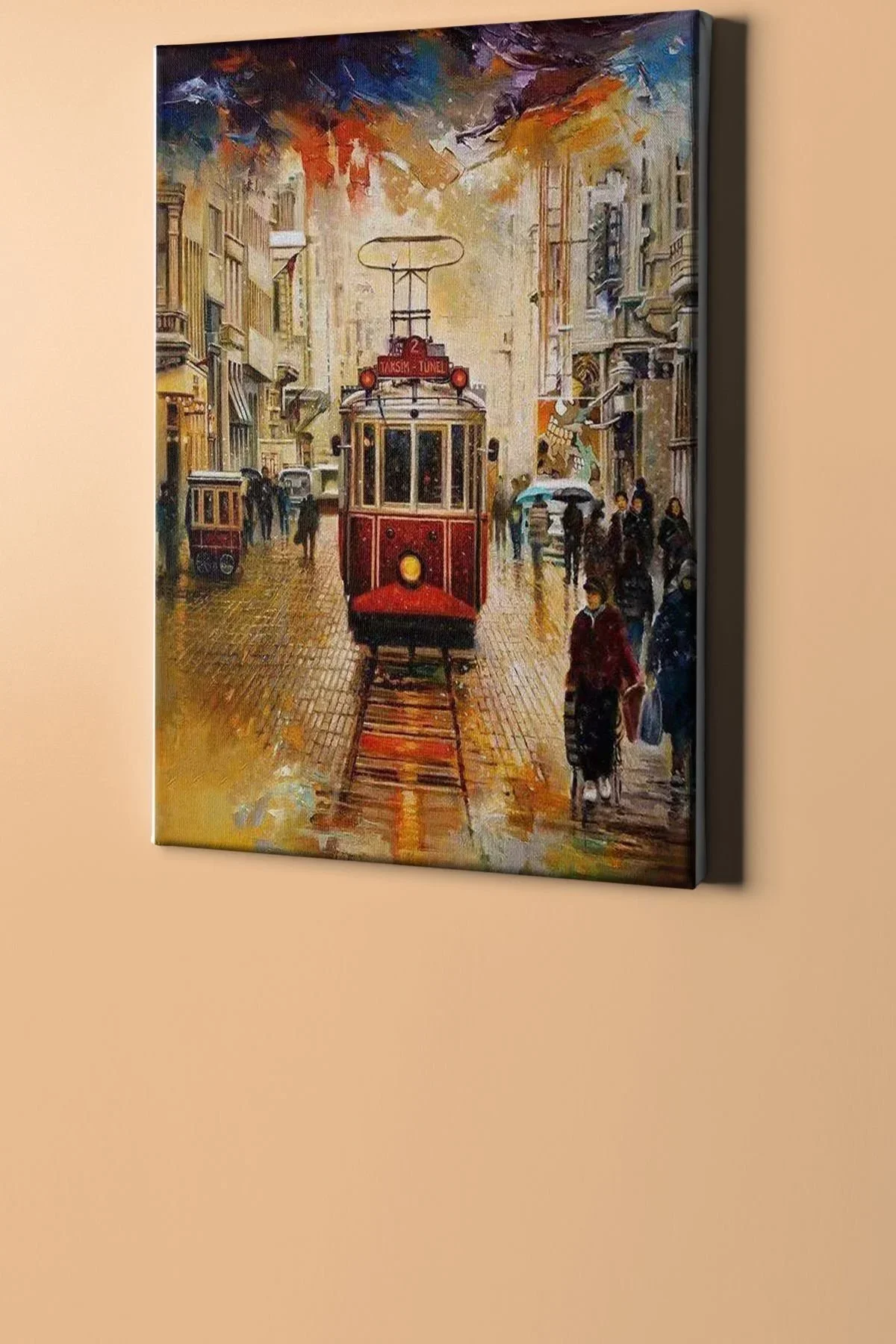 Sayılarla Boyama Seti Kasnaklı Tramvayı Beklerken