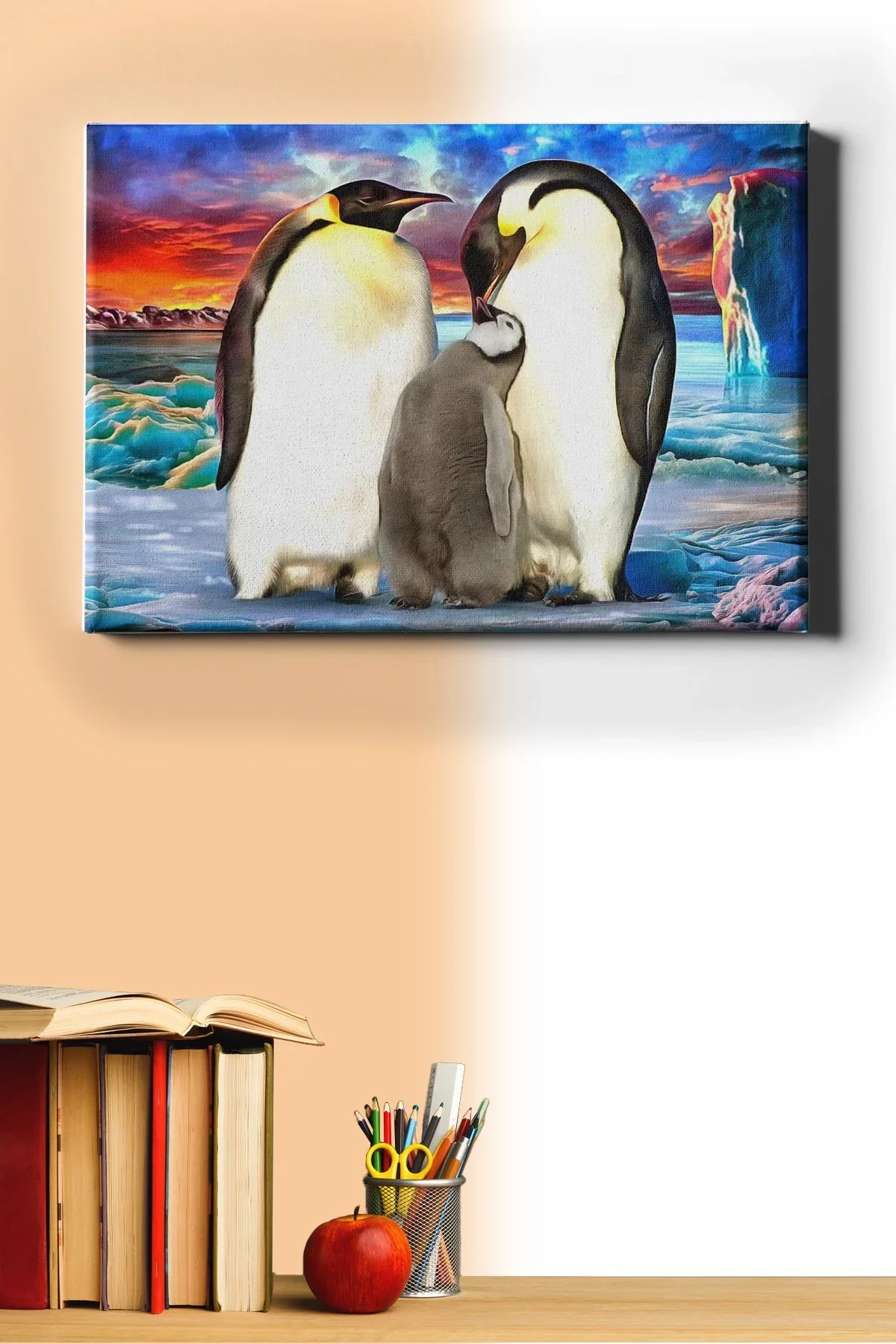 Sayılarla Boyama Seti Kasnaklı Penguenler