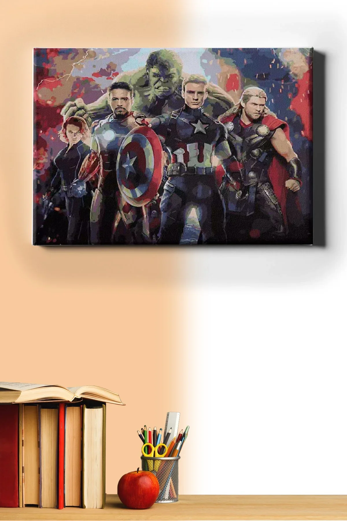 Sayılarla Boyama Seti Kasnaklı Avengers 2