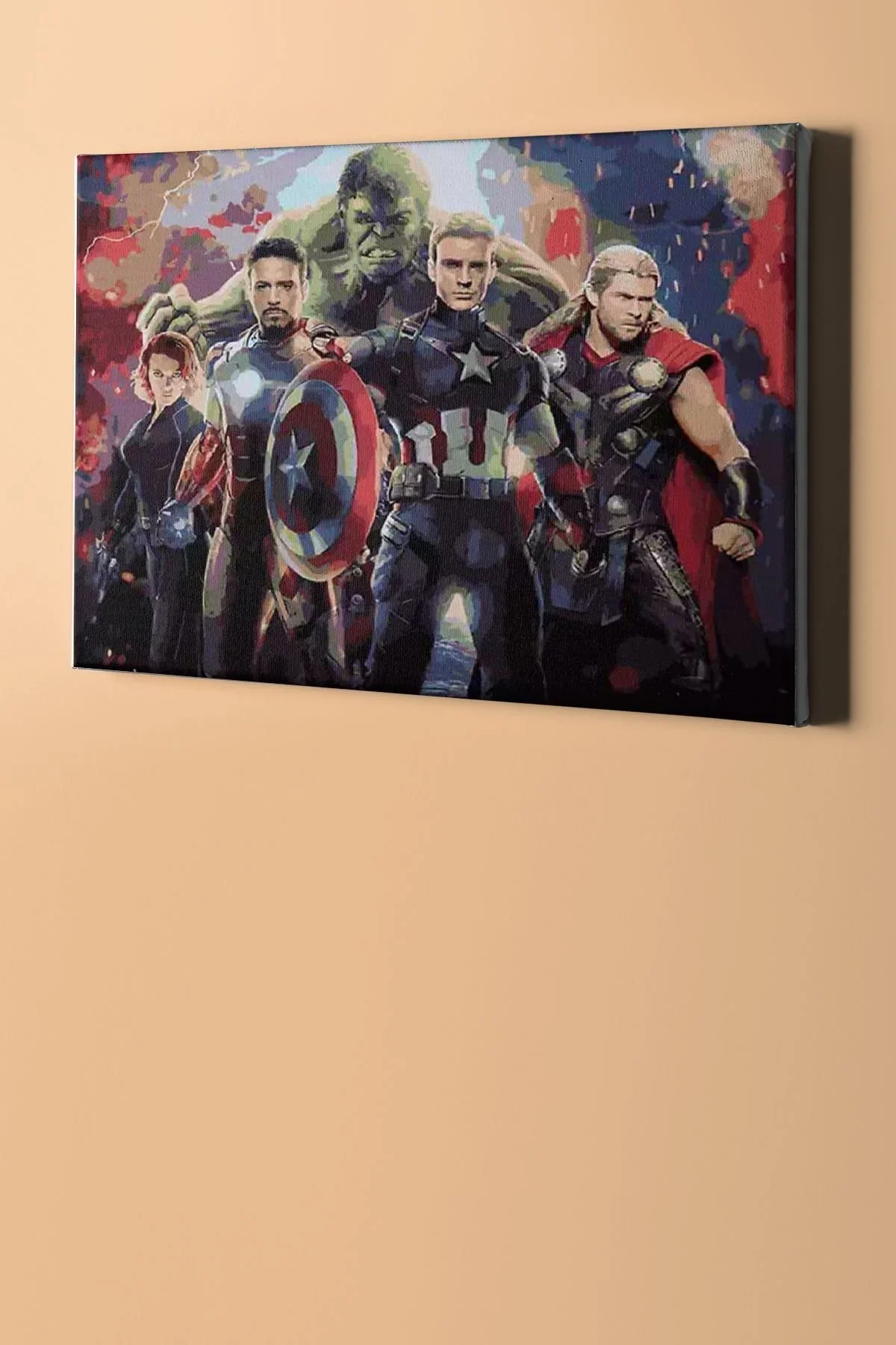Sayılarla Boyama Seti Kasnaklı Avengers 2