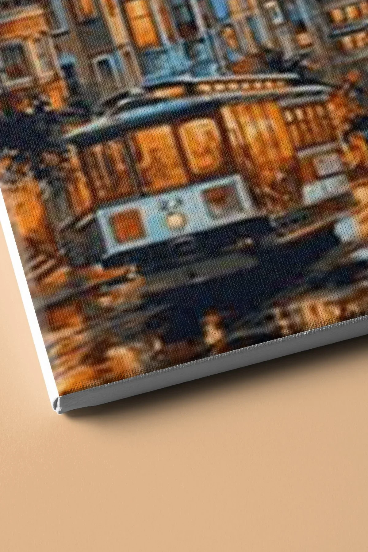 Sayılarla Boyama Seti Kasnaklı Nostalji Tramvay