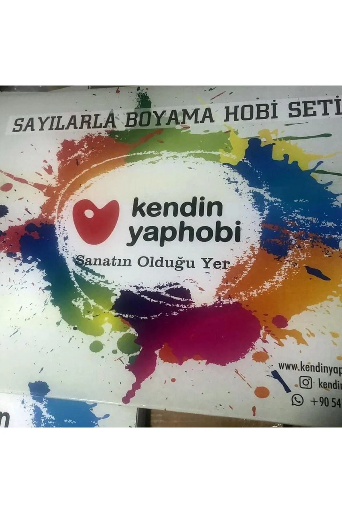 Harley Quinn Sayılarla Boyama Seti Kasnaklı