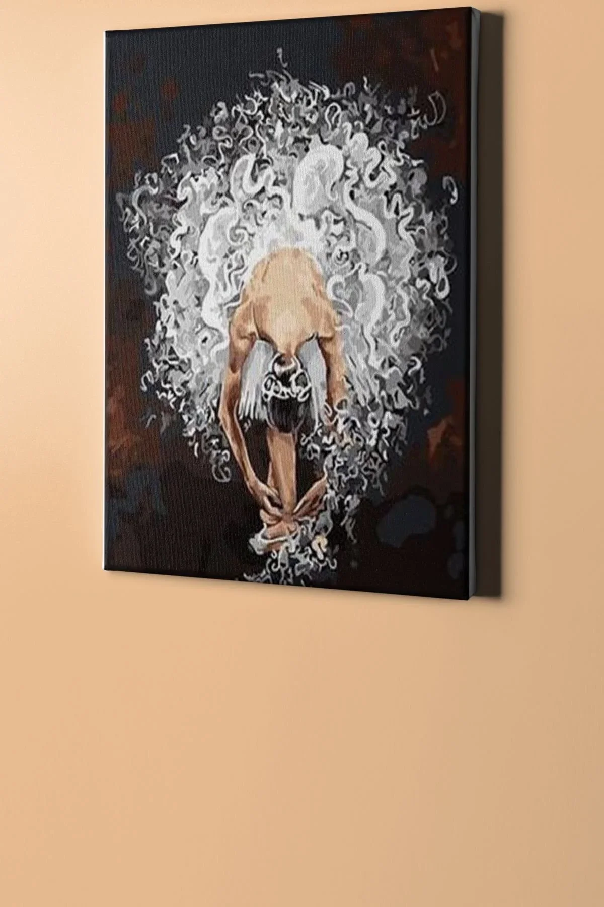 Sayılarla Boyama Seti Kasnaklı Art Balerin