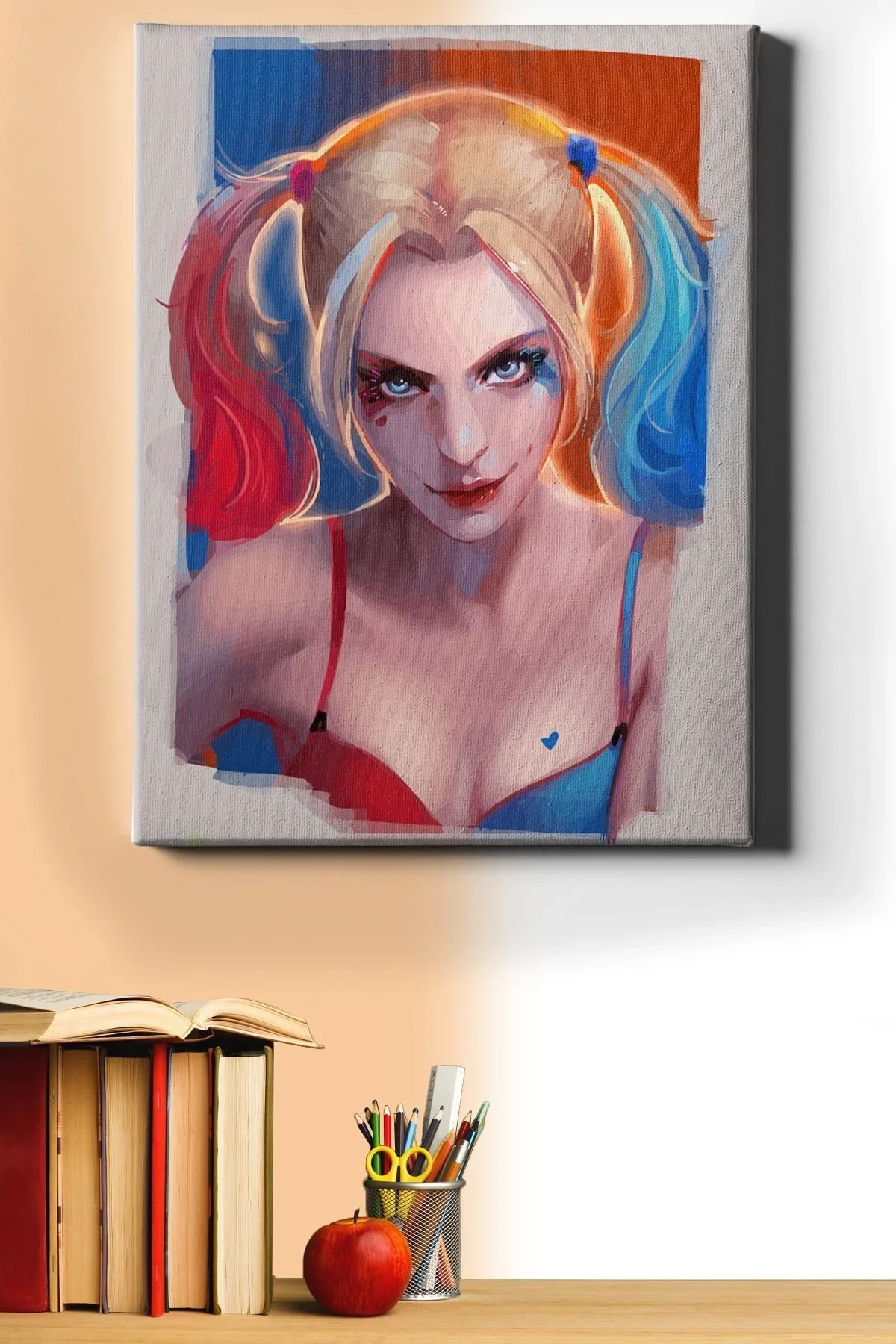 Sayılarla Boyama Seti Kasnaklı Harley Queen