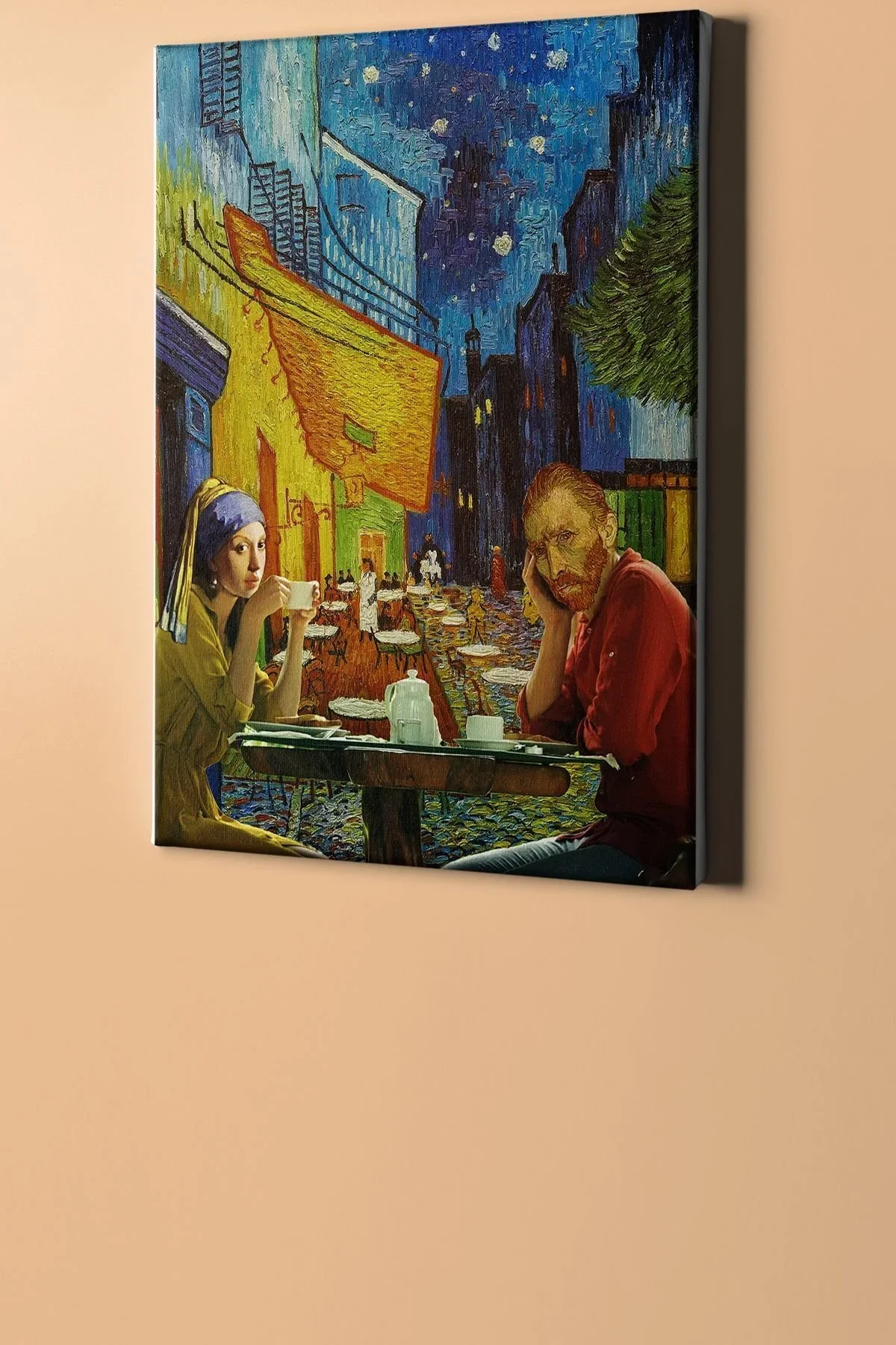 Sayılarla Boyama Seti Kasnaklı Van Gogh'la Kahve