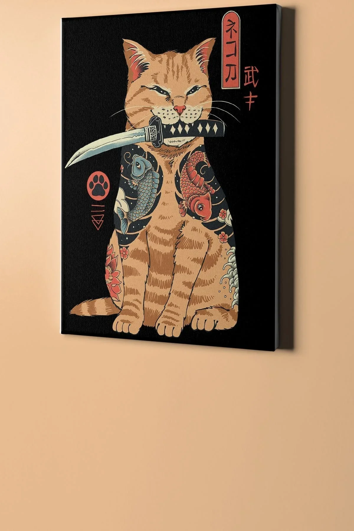 Sayılarla Boyama Seti Kasnaklı Samuray Kedi
