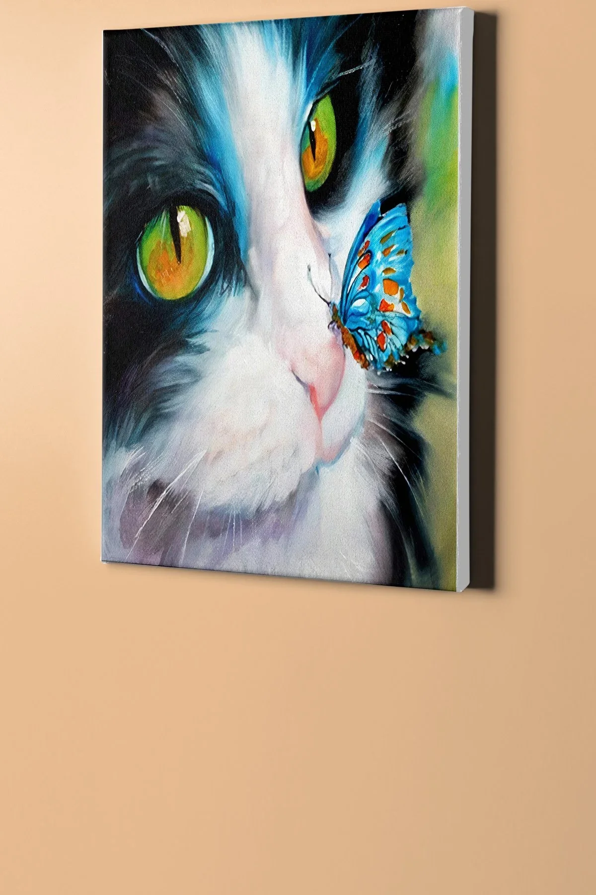 Sayılarla Boyama Seti Kasnaklı Kedi Ve Kelebek