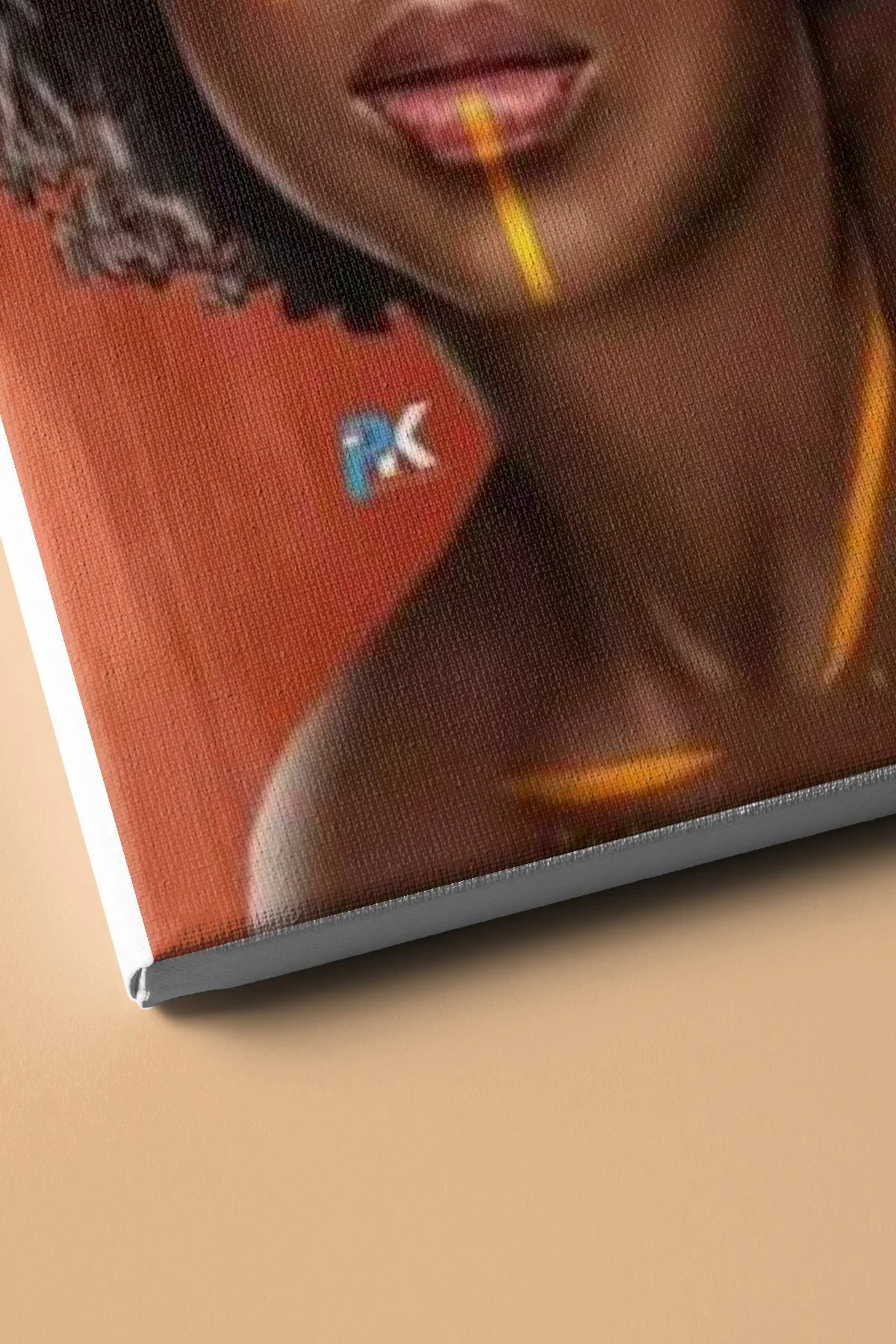 Sayılarla Boyama Seti Kasnaklı Afrikalı Model