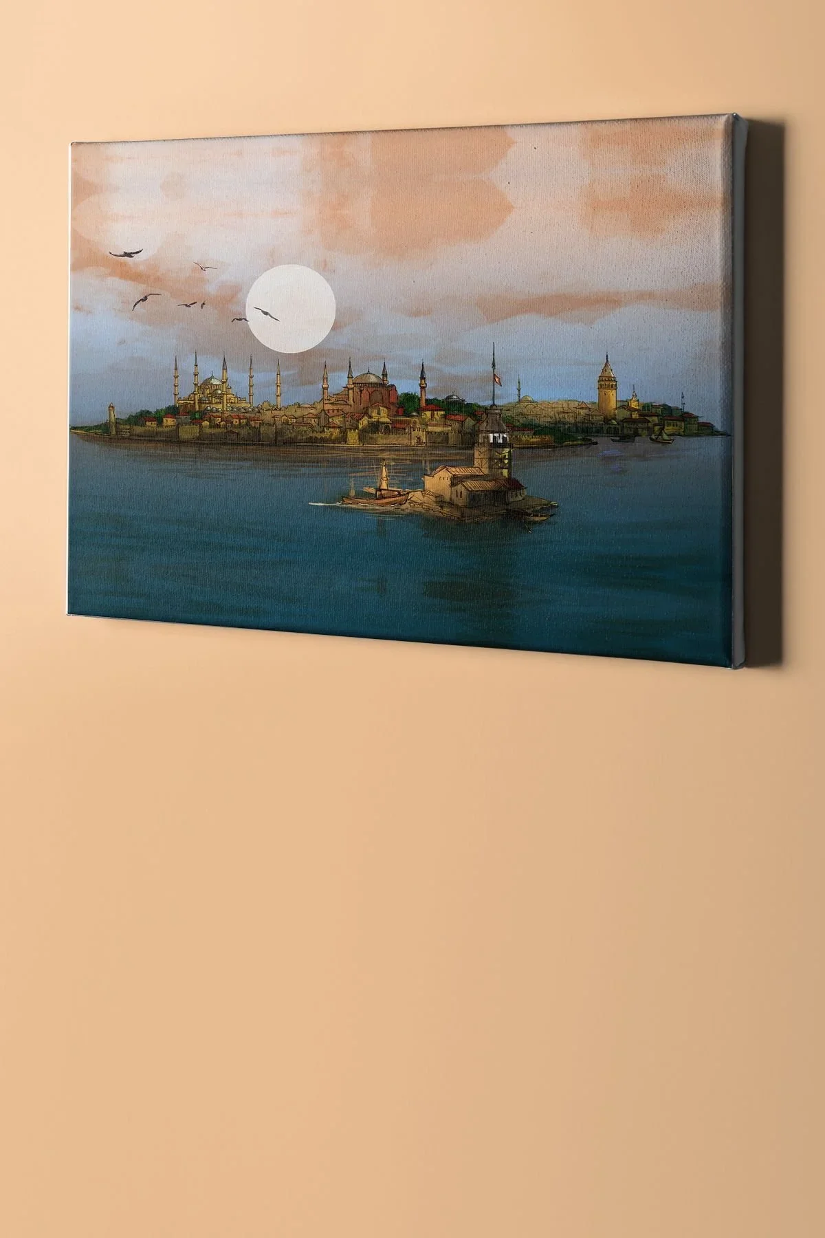 Sayılarla Boyama Seti Kasnaklı Istanbul Panaroması