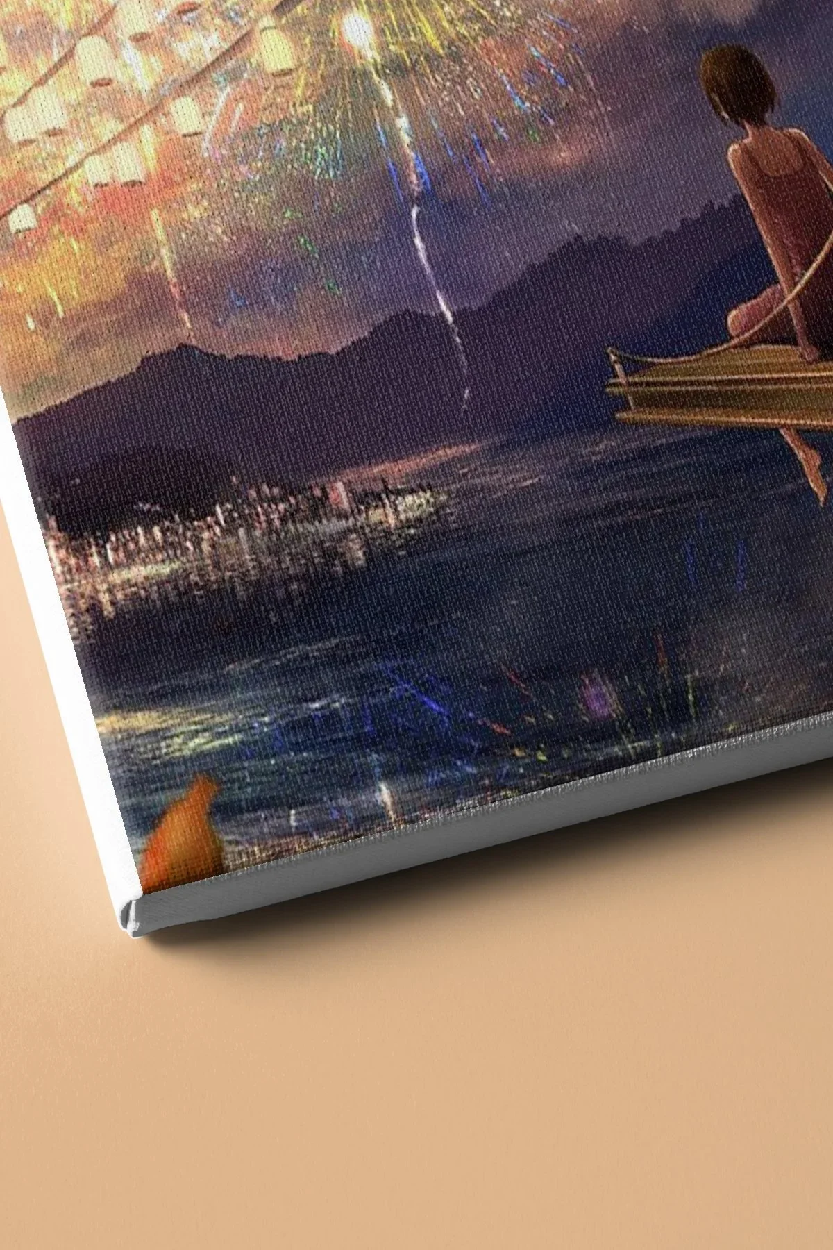 Sayılarla Boyama Seti Kasnaklı Işıklı Manzara