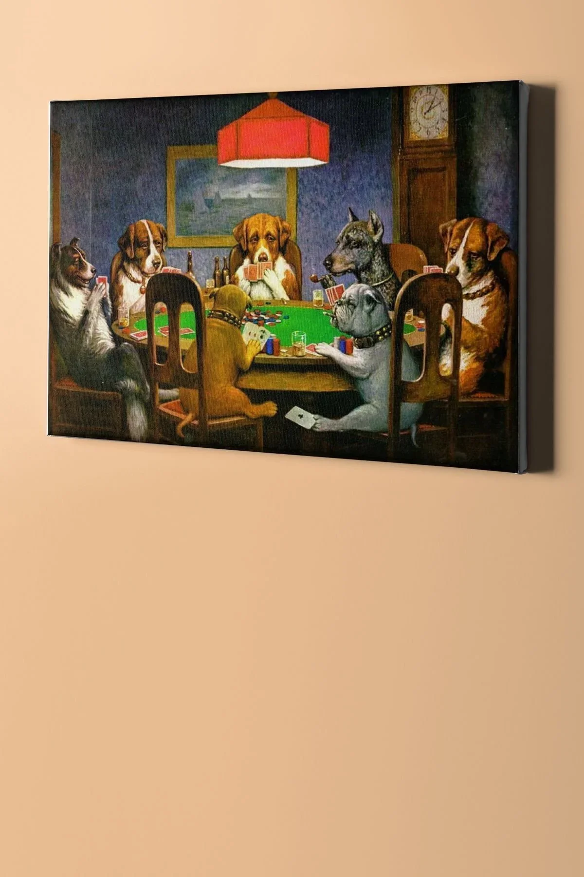 Sayılarla Boyama Seti Kasnaklı Dog Poker