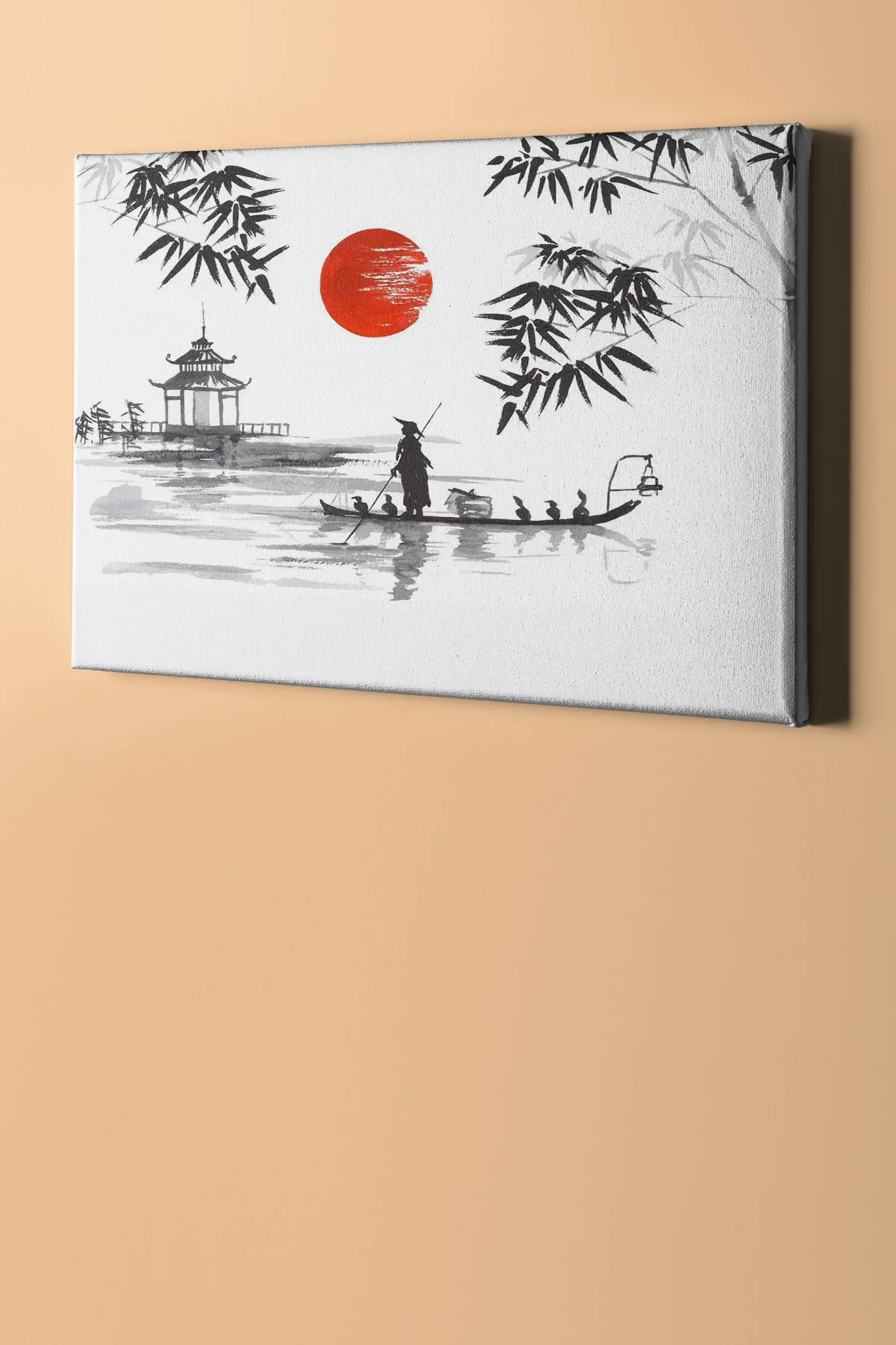 Sayılarla Boyama Seti Kasnaklı Japon Geleneksel Sanat