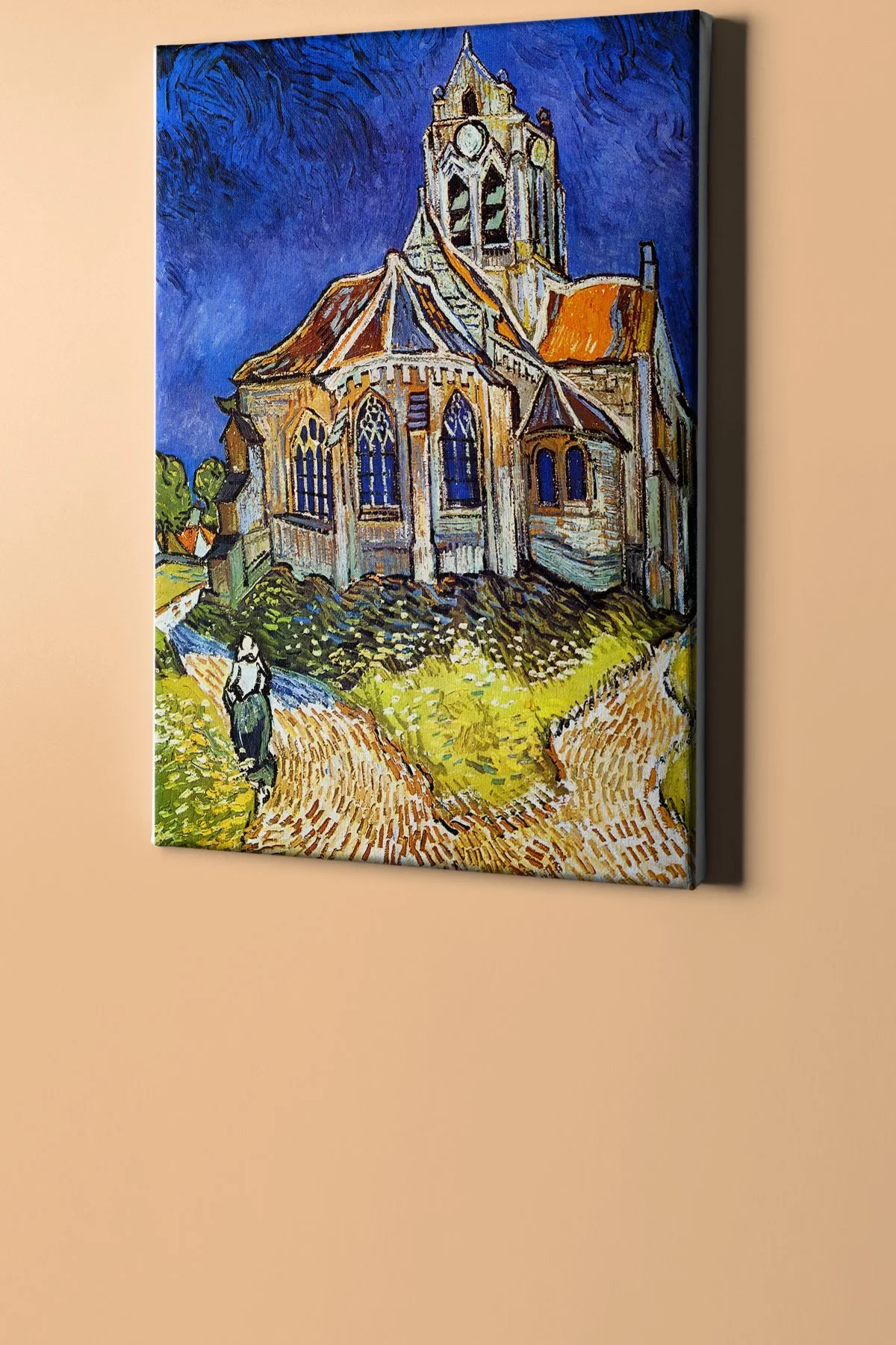 Sayılarla Boyama Seti Kasnaklı Van Gogh Auvers'deki Kilise